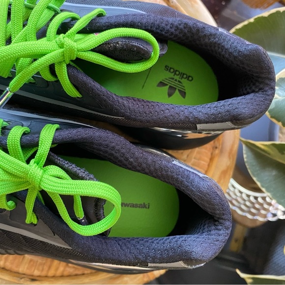 Adidas ZX 5K Boost Kawasaki Black Green Sneakers Ninja Limited GW3359 Originals - Picture 8 of 11